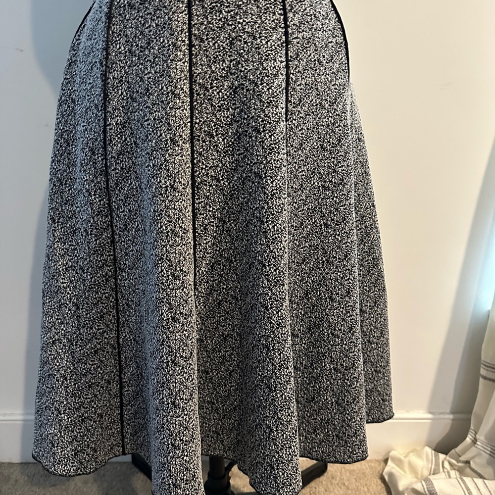 Grey MIDI A line skirt